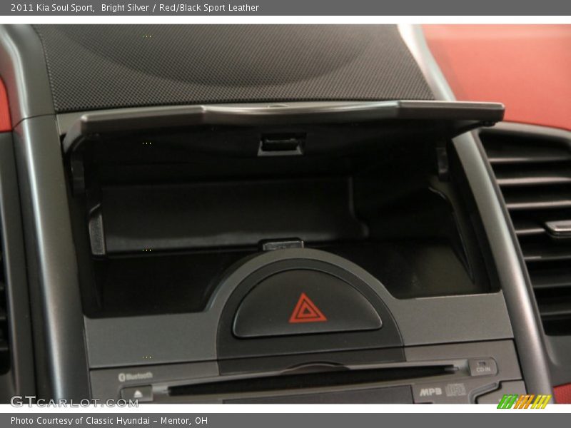 Bright Silver / Red/Black Sport Leather 2011 Kia Soul Sport
