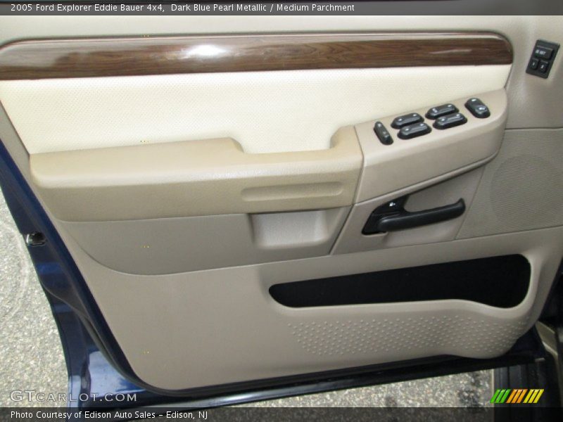 Dark Blue Pearl Metallic / Medium Parchment 2005 Ford Explorer Eddie Bauer 4x4