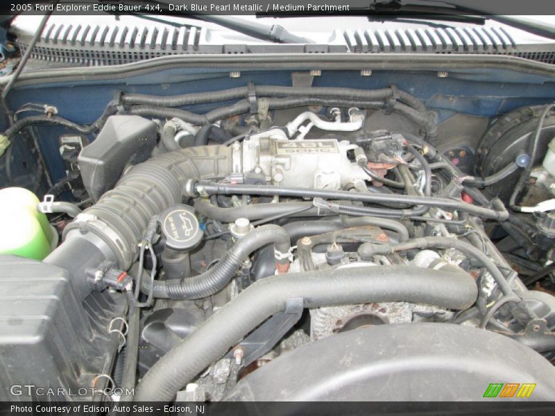 Dark Blue Pearl Metallic / Medium Parchment 2005 Ford Explorer Eddie Bauer 4x4