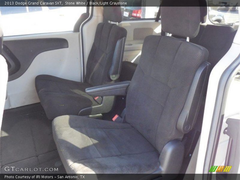 Stone White / Black/Light Graystone 2013 Dodge Grand Caravan SXT