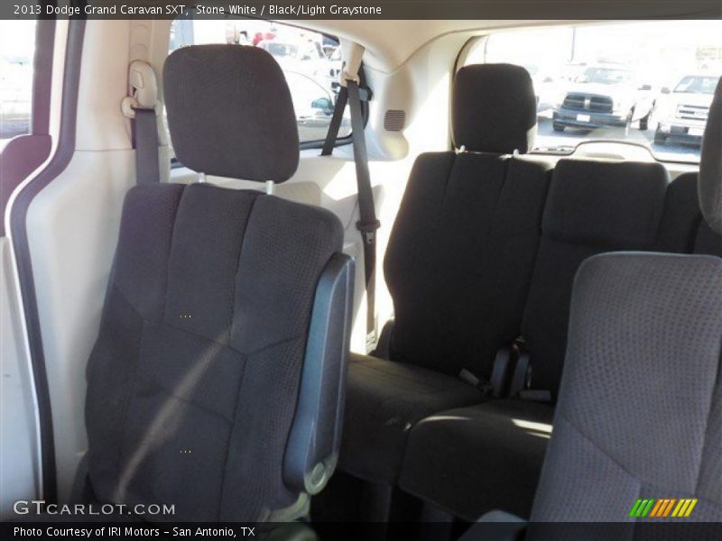 Stone White / Black/Light Graystone 2013 Dodge Grand Caravan SXT