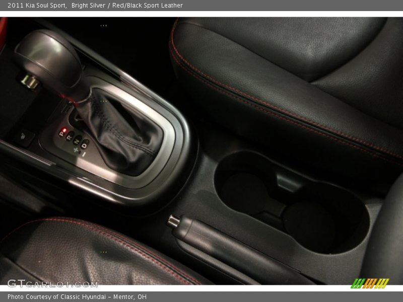 Bright Silver / Red/Black Sport Leather 2011 Kia Soul Sport