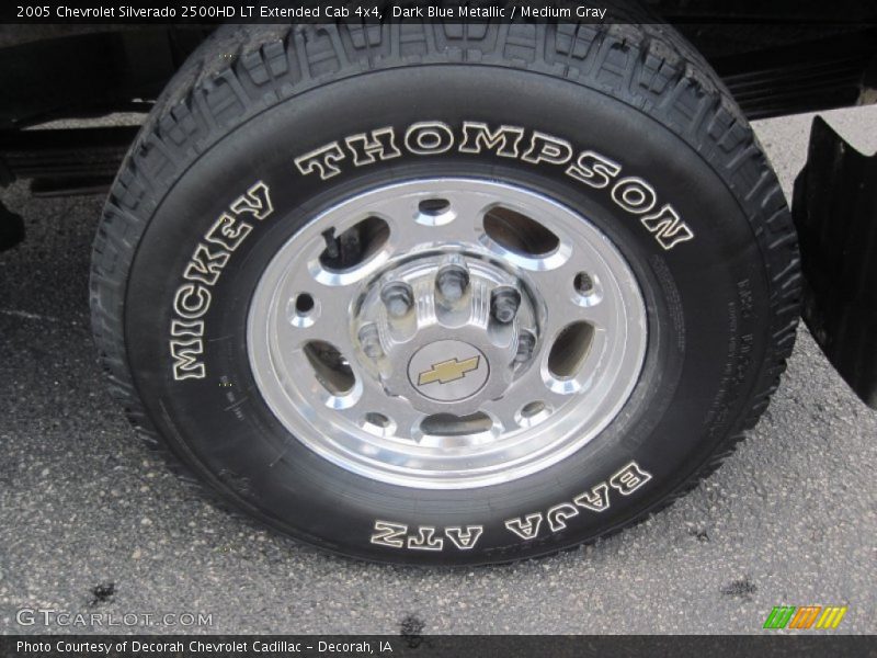 Dark Blue Metallic / Medium Gray 2005 Chevrolet Silverado 2500HD LT Extended Cab 4x4