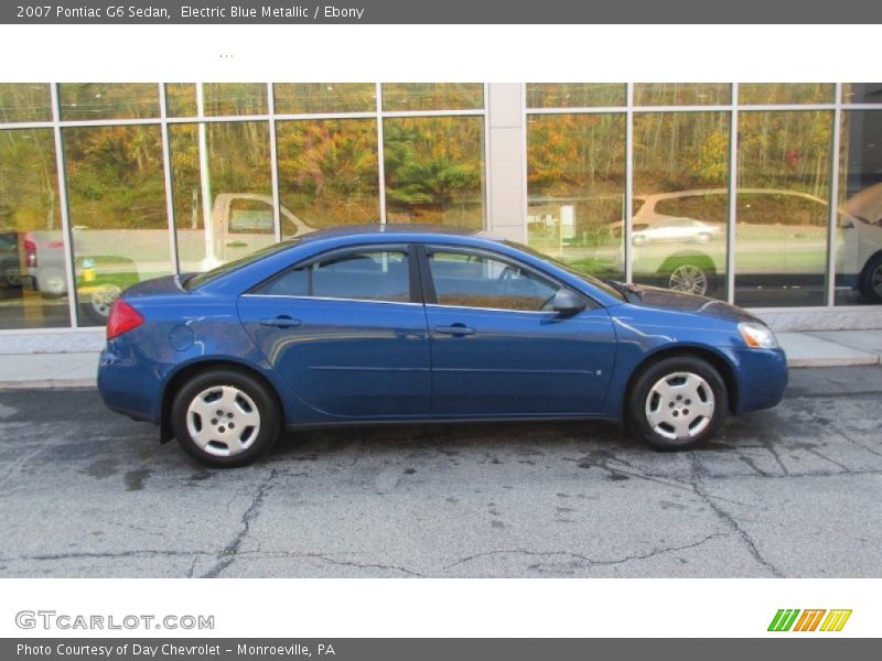 Electric Blue Metallic / Ebony 2007 Pontiac G6 Sedan
