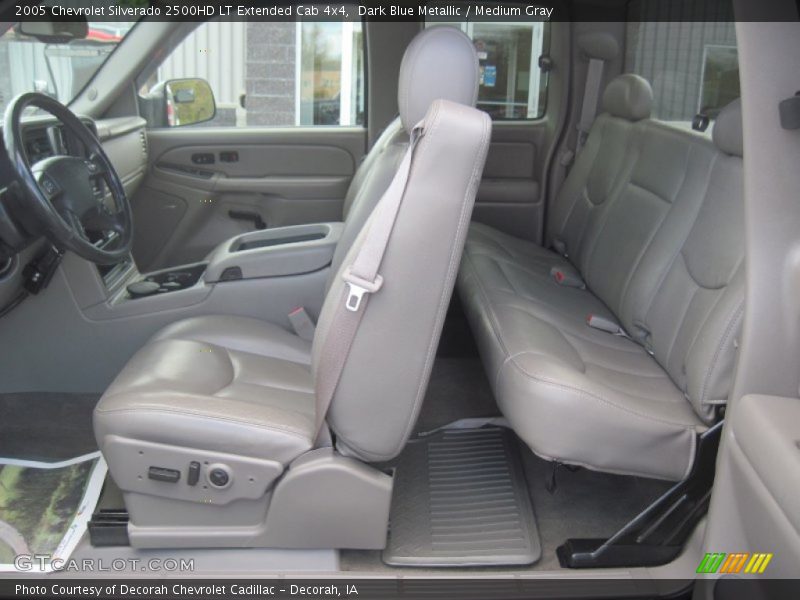 Dark Blue Metallic / Medium Gray 2005 Chevrolet Silverado 2500HD LT Extended Cab 4x4