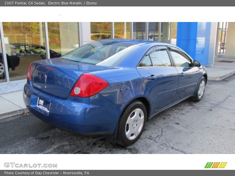 Electric Blue Metallic / Ebony 2007 Pontiac G6 Sedan