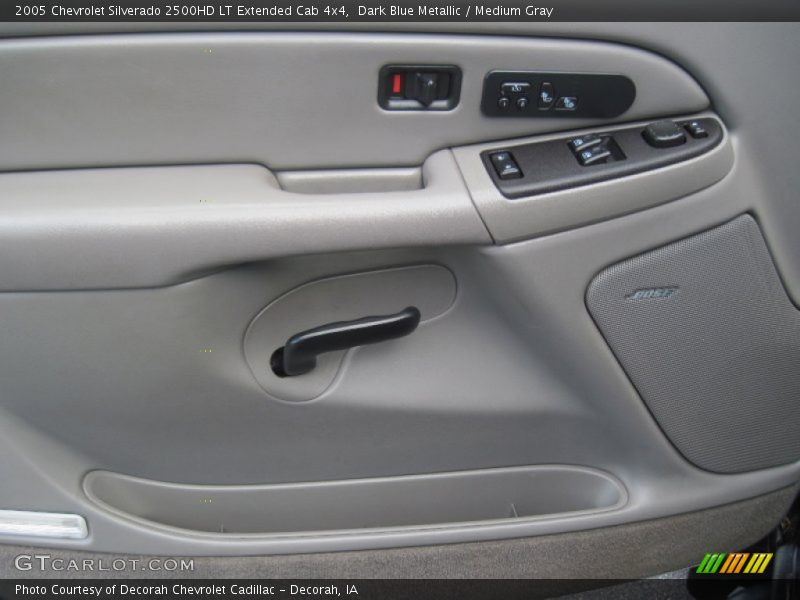 Dark Blue Metallic / Medium Gray 2005 Chevrolet Silverado 2500HD LT Extended Cab 4x4