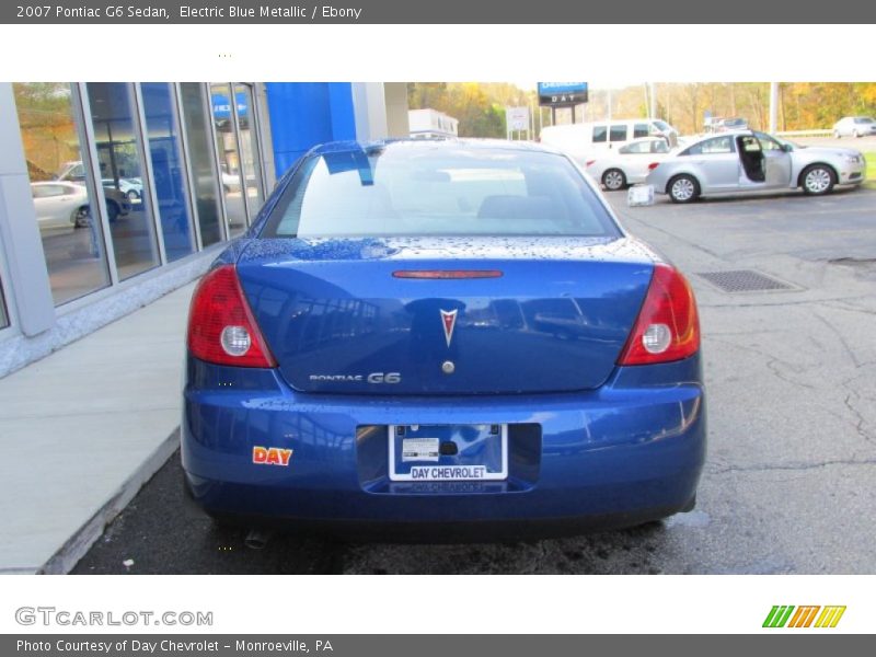 Electric Blue Metallic / Ebony 2007 Pontiac G6 Sedan