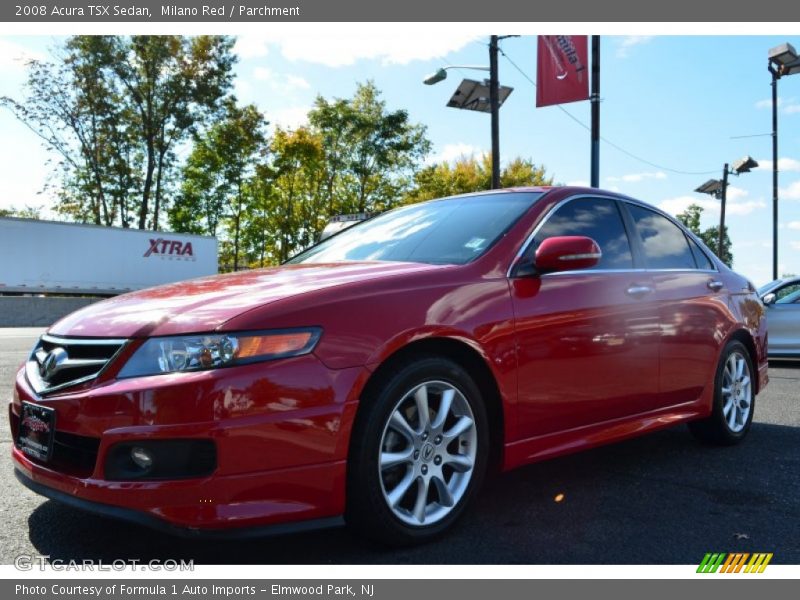 Milano Red / Parchment 2008 Acura TSX Sedan