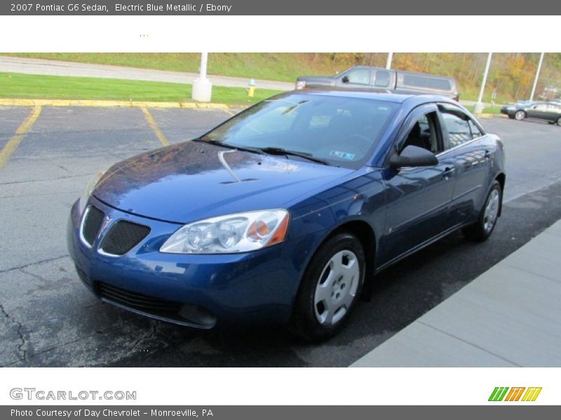 Electric Blue Metallic / Ebony 2007 Pontiac G6 Sedan