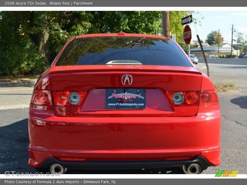 Milano Red / Parchment 2008 Acura TSX Sedan