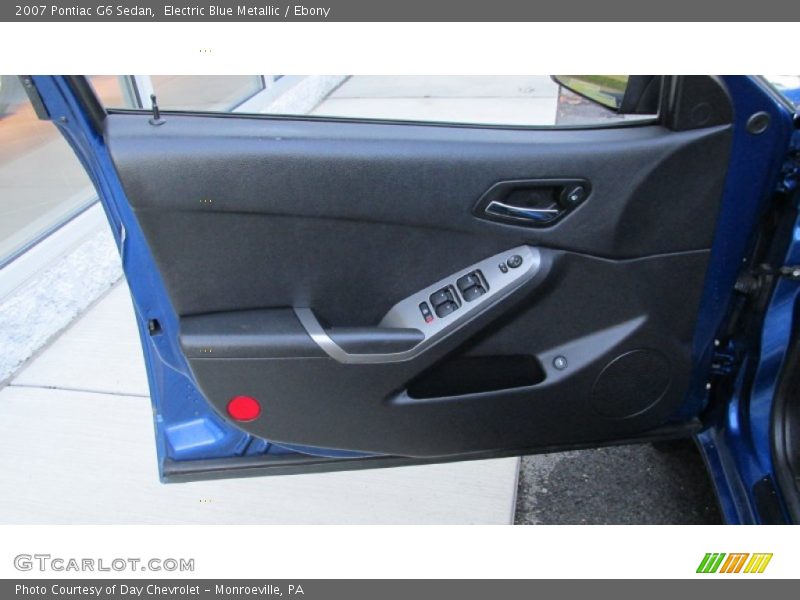 Electric Blue Metallic / Ebony 2007 Pontiac G6 Sedan