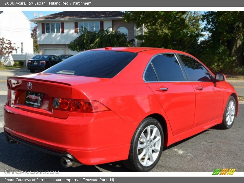 Milano Red / Parchment 2008 Acura TSX Sedan