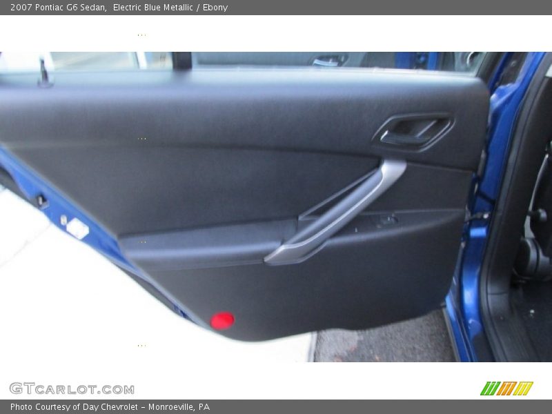 Electric Blue Metallic / Ebony 2007 Pontiac G6 Sedan