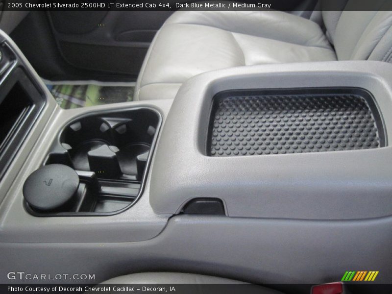 Dark Blue Metallic / Medium Gray 2005 Chevrolet Silverado 2500HD LT Extended Cab 4x4