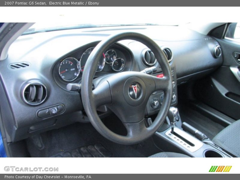 Electric Blue Metallic / Ebony 2007 Pontiac G6 Sedan