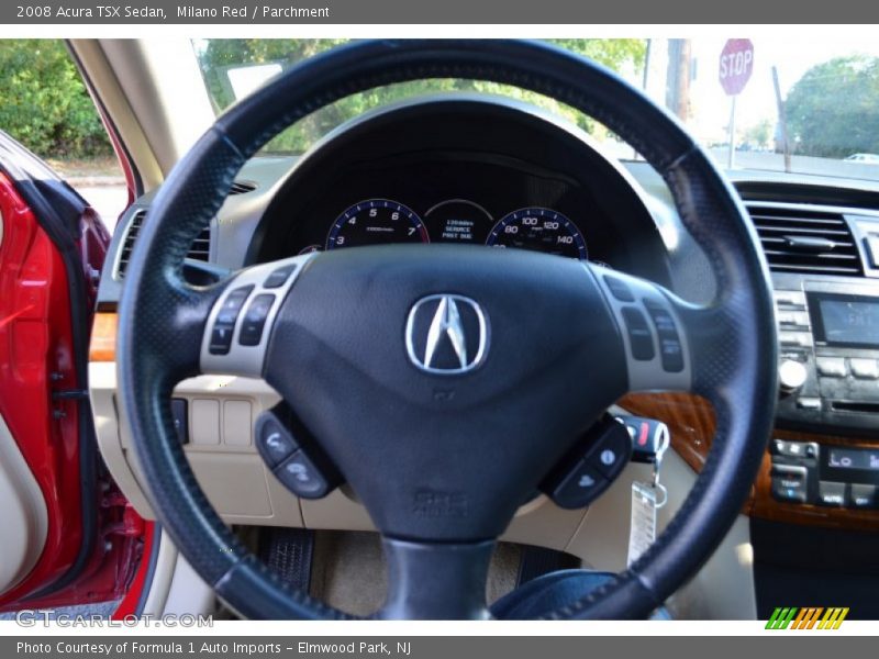Milano Red / Parchment 2008 Acura TSX Sedan