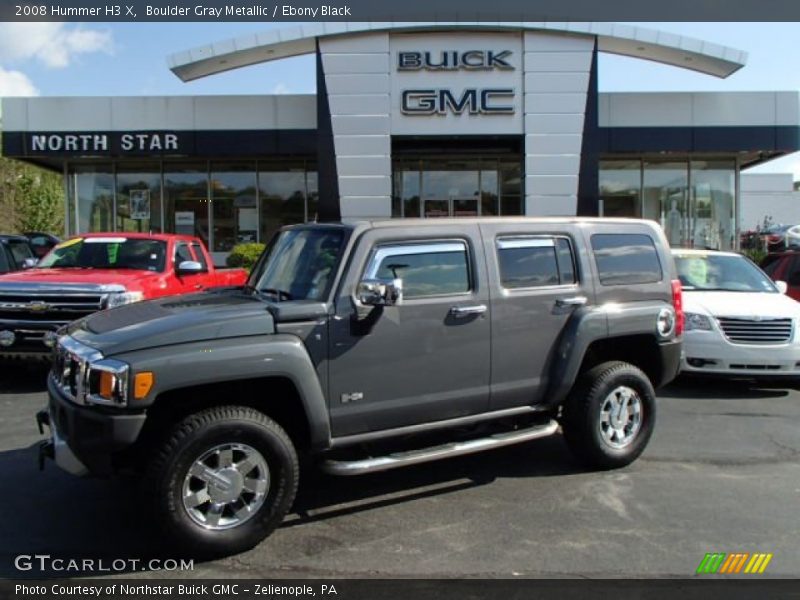 Boulder Gray Metallic / Ebony Black 2008 Hummer H3 X