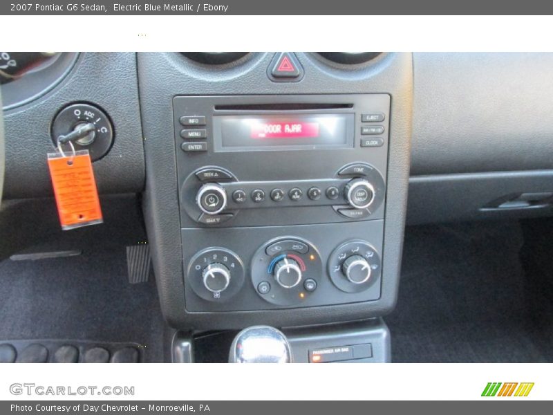 Electric Blue Metallic / Ebony 2007 Pontiac G6 Sedan