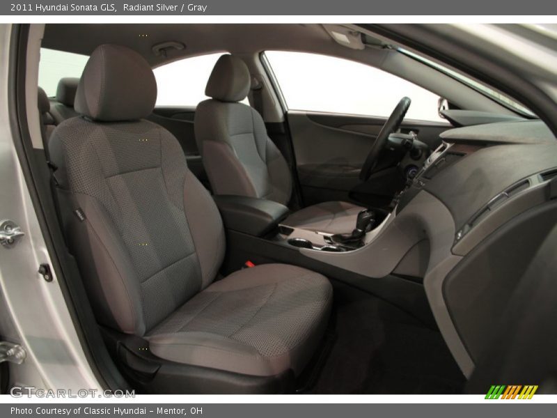 Radiant Silver / Gray 2011 Hyundai Sonata GLS