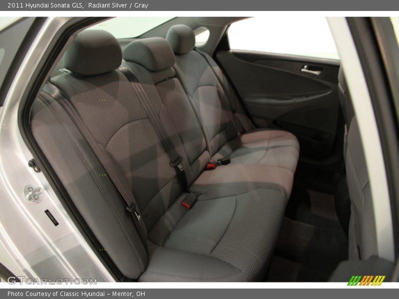 Radiant Silver / Gray 2011 Hyundai Sonata GLS