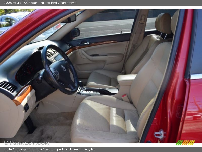 Milano Red / Parchment 2008 Acura TSX Sedan