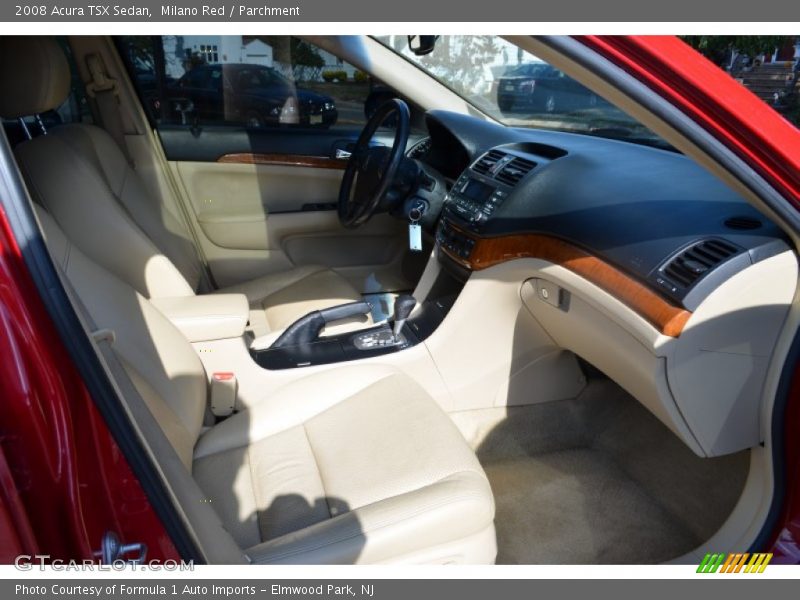 Milano Red / Parchment 2008 Acura TSX Sedan