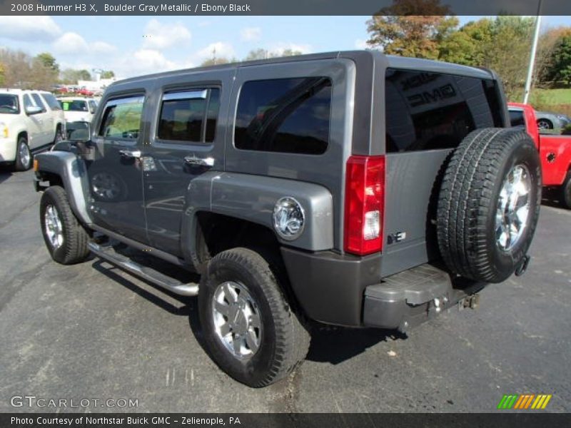 Boulder Gray Metallic / Ebony Black 2008 Hummer H3 X