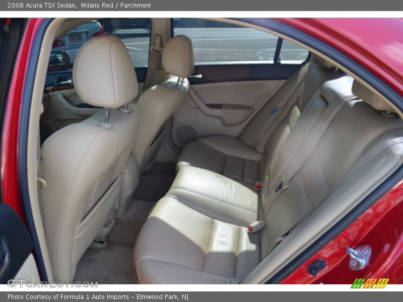 Milano Red / Parchment 2008 Acura TSX Sedan