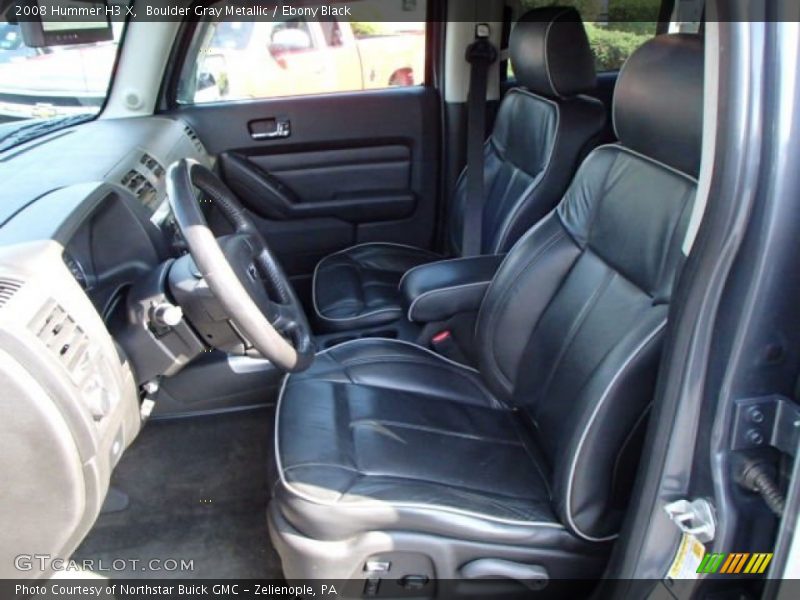 Boulder Gray Metallic / Ebony Black 2008 Hummer H3 X