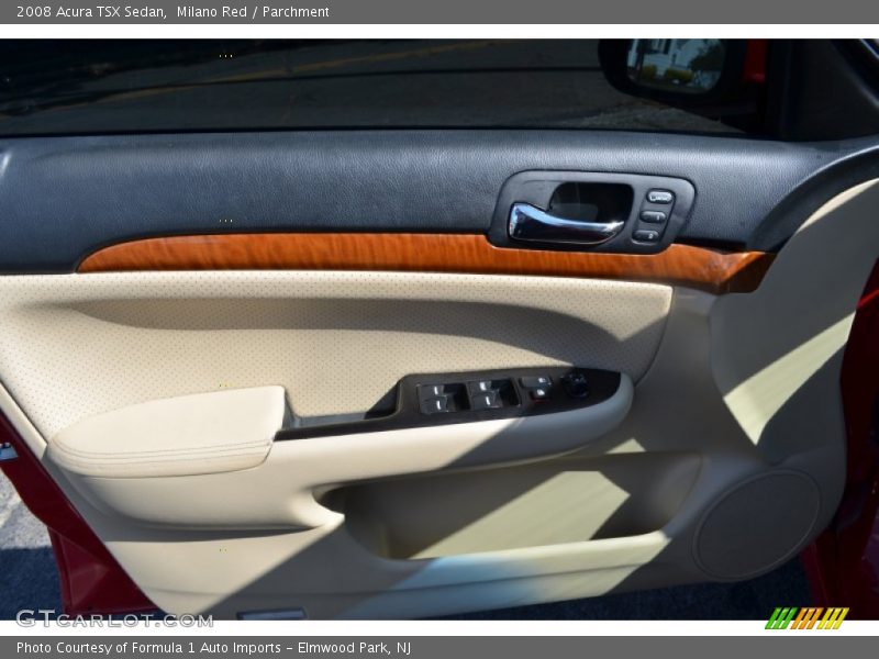 Milano Red / Parchment 2008 Acura TSX Sedan