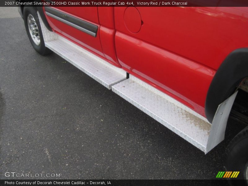 Victory Red / Dark Charcoal 2007 Chevrolet Silverado 2500HD Classic Work Truck Regular Cab 4x4