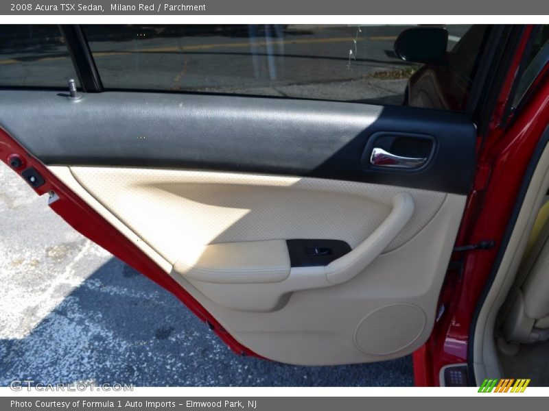 Milano Red / Parchment 2008 Acura TSX Sedan