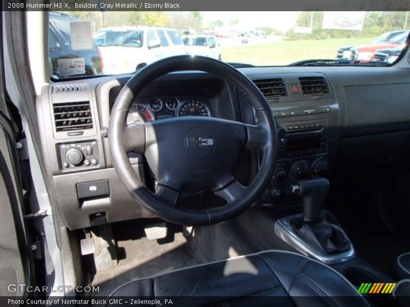 Boulder Gray Metallic / Ebony Black 2008 Hummer H3 X