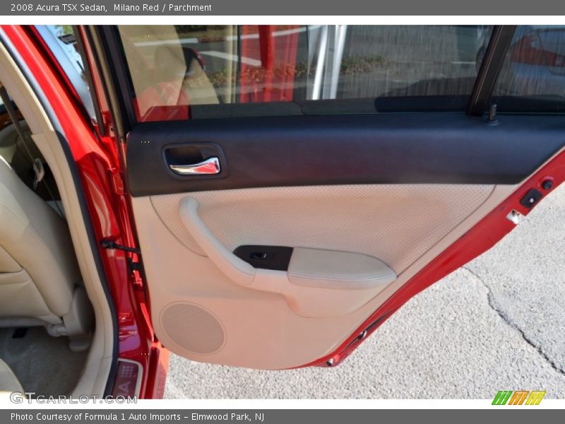 Milano Red / Parchment 2008 Acura TSX Sedan