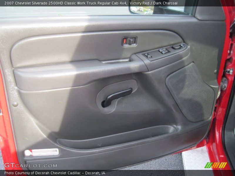 Victory Red / Dark Charcoal 2007 Chevrolet Silverado 2500HD Classic Work Truck Regular Cab 4x4