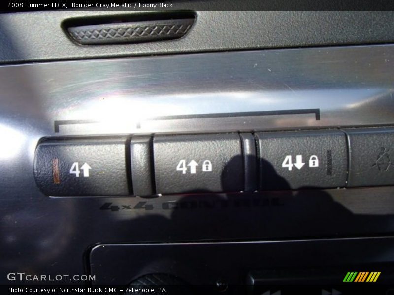 Boulder Gray Metallic / Ebony Black 2008 Hummer H3 X