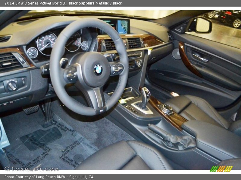 Black Sapphire Metallic / Black 2014 BMW 3 Series ActiveHybrid 3