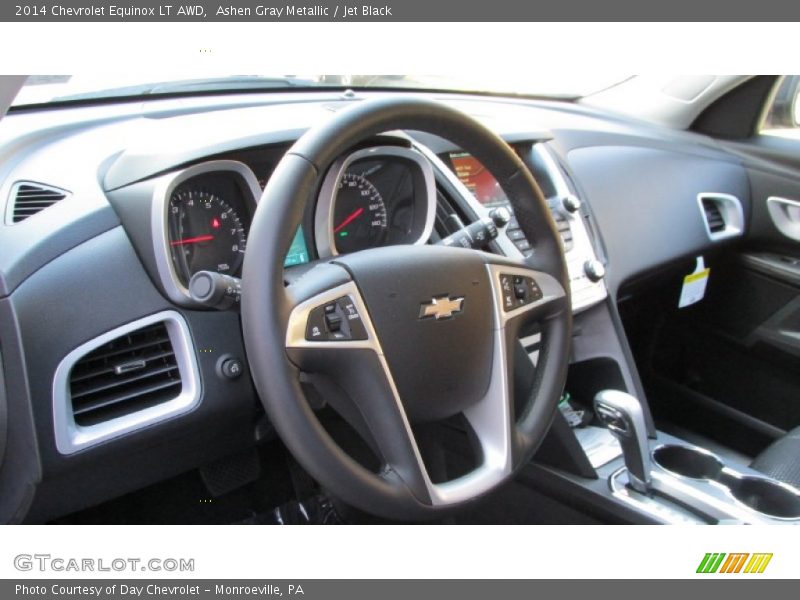 Ashen Gray Metallic / Jet Black 2014 Chevrolet Equinox LT AWD