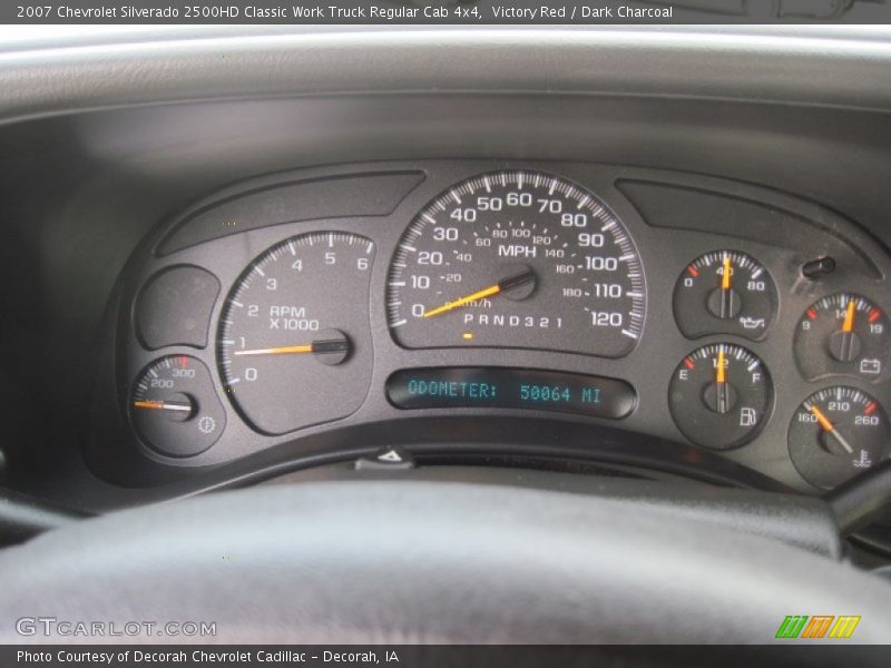 Victory Red / Dark Charcoal 2007 Chevrolet Silverado 2500HD Classic Work Truck Regular Cab 4x4