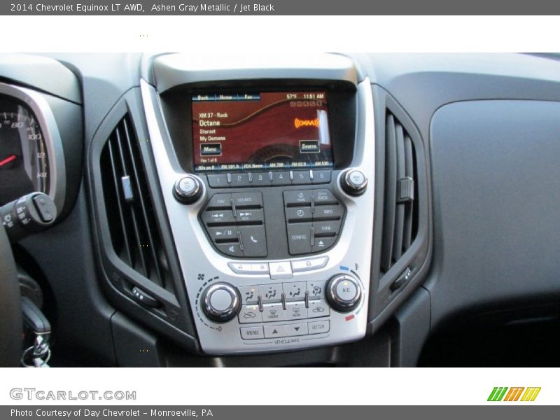 Ashen Gray Metallic / Jet Black 2014 Chevrolet Equinox LT AWD