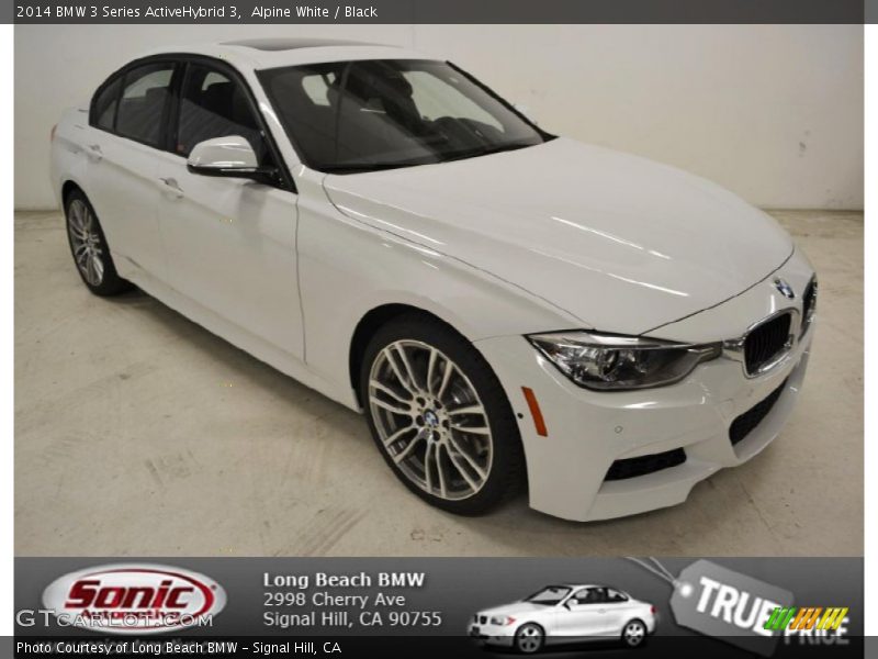 Alpine White / Black 2014 BMW 3 Series ActiveHybrid 3