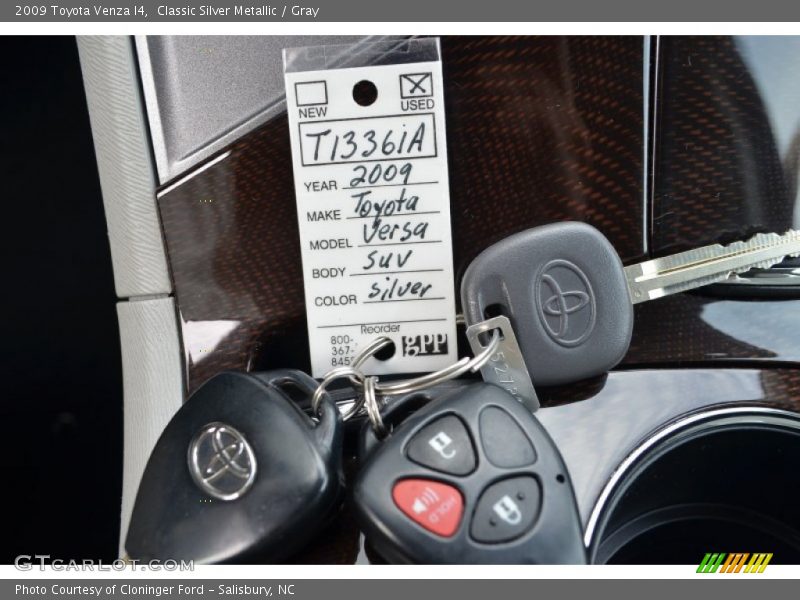 Classic Silver Metallic / Gray 2009 Toyota Venza I4