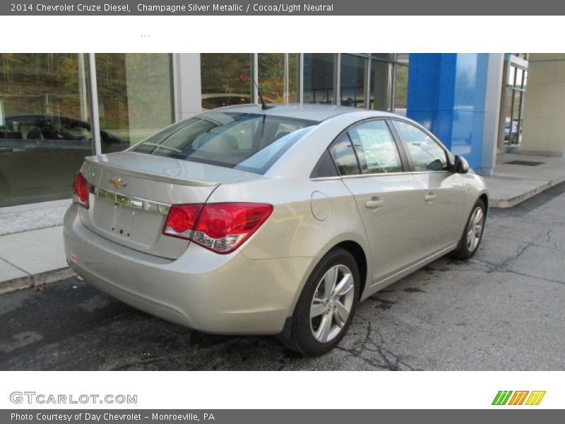 Champagne Silver Metallic / Cocoa/Light Neutral 2014 Chevrolet Cruze Diesel