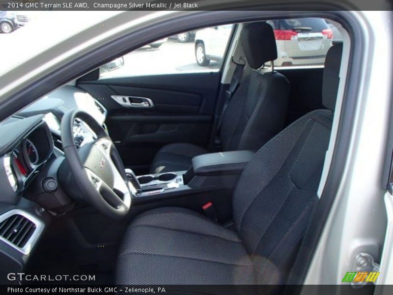Champagne Silver Metallic / Jet Black 2014 GMC Terrain SLE AWD