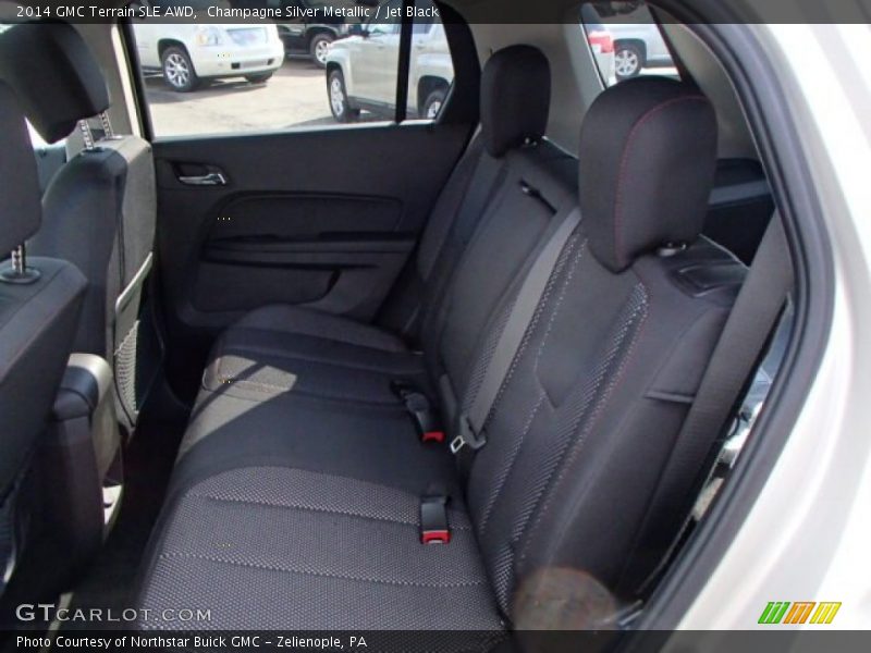 Champagne Silver Metallic / Jet Black 2014 GMC Terrain SLE AWD