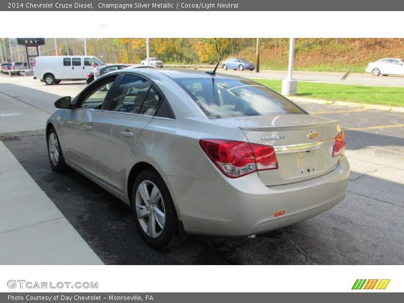 Champagne Silver Metallic / Cocoa/Light Neutral 2014 Chevrolet Cruze Diesel