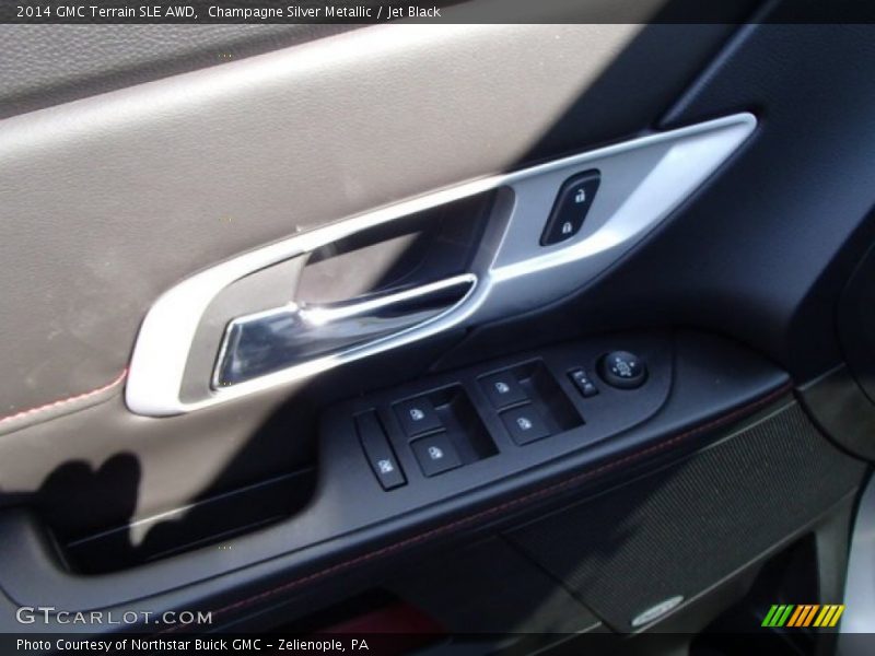 Champagne Silver Metallic / Jet Black 2014 GMC Terrain SLE AWD