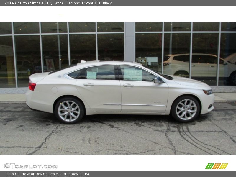 White Diamond Tricoat / Jet Black 2014 Chevrolet Impala LTZ