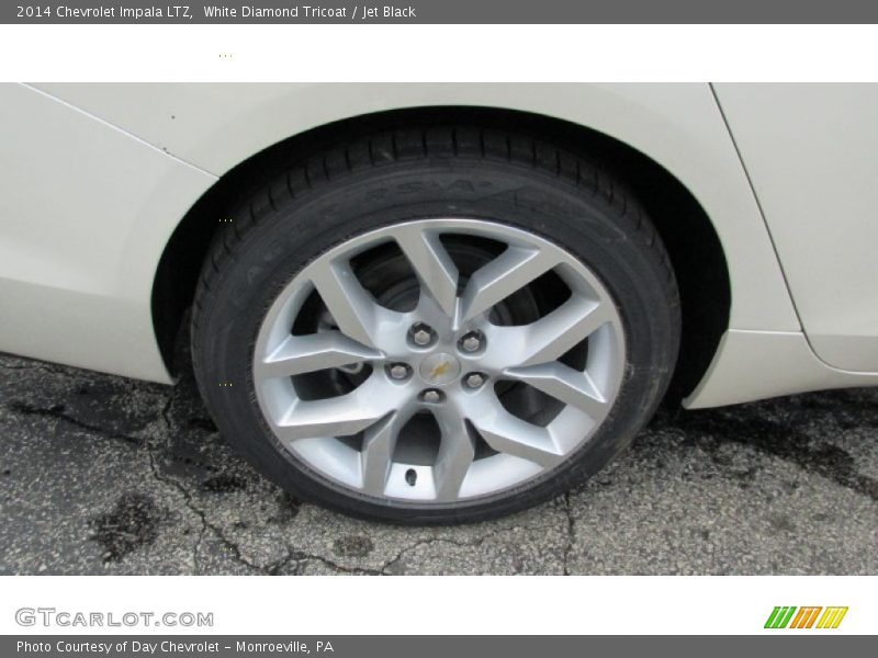 White Diamond Tricoat / Jet Black 2014 Chevrolet Impala LTZ
